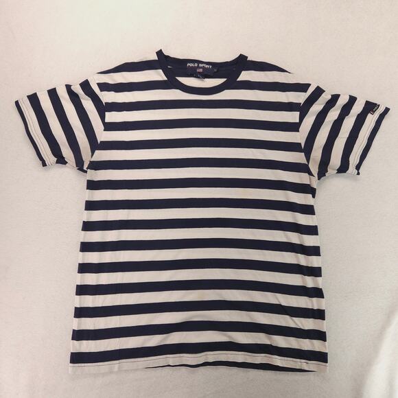 Polo Sport Casual Crew Neck Short Sleeve T Shirt Mens Size Large L Blue - Picture 2 of 9